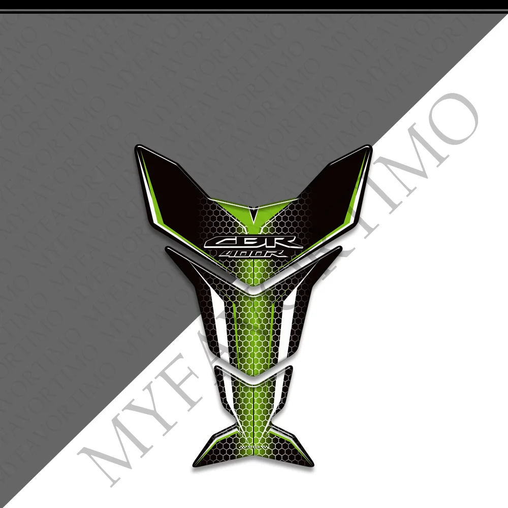 Motorcycle Tank Pad Side Grips Gas Fuel Oil Kit Knee Protector Stickers Decals For CBR400R CBR 400 R 400R 2024 - view 6