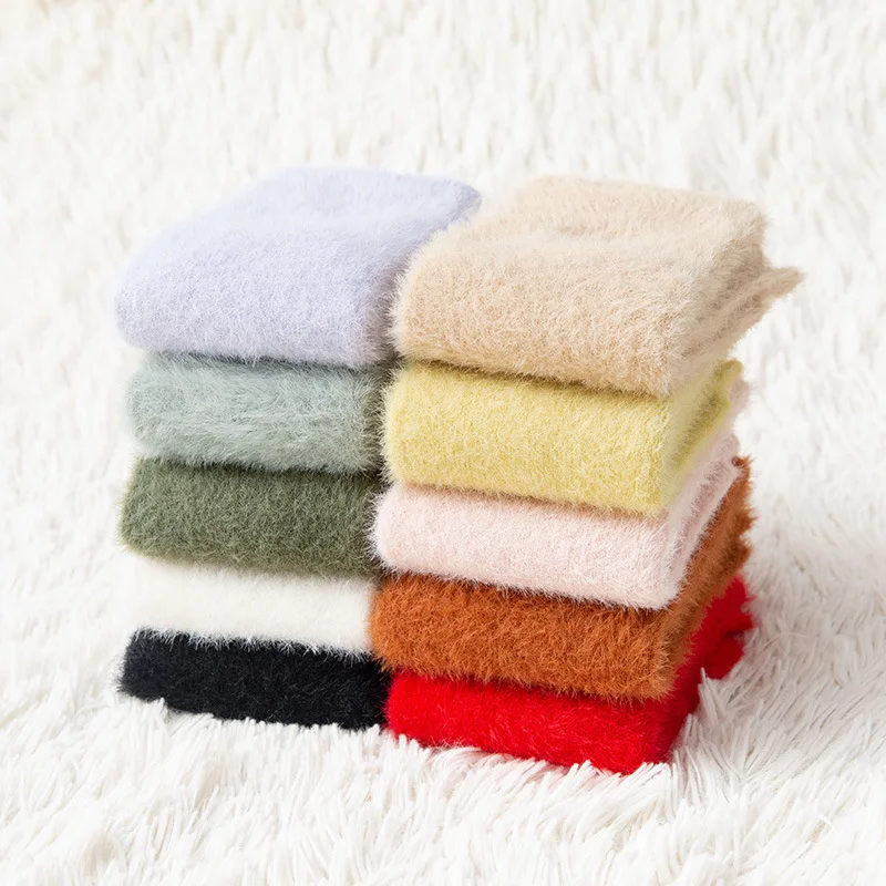 

10 pairs New autumn winter fashionable versatile five finger socks women Leisure comfortable thick warm mid tube socks