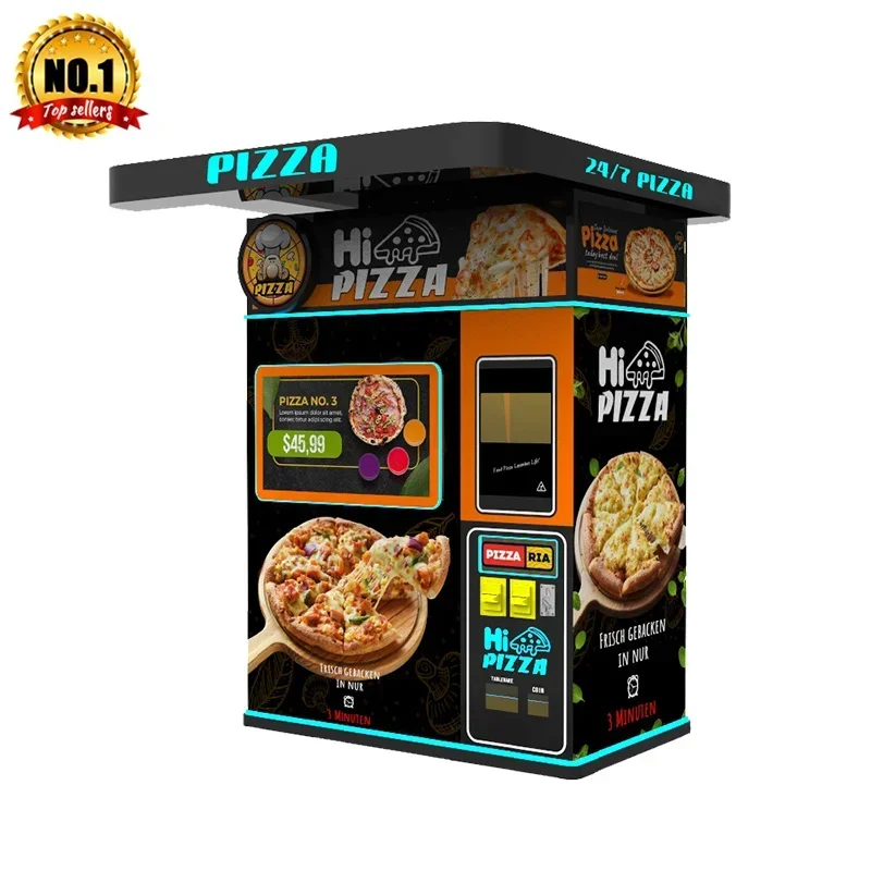 Factory Price Smart Pizza Machine Fresh Touchscreen Make Pizza Machine Bulk Pizza Coocking Vending Machine That Cooks Hot Food