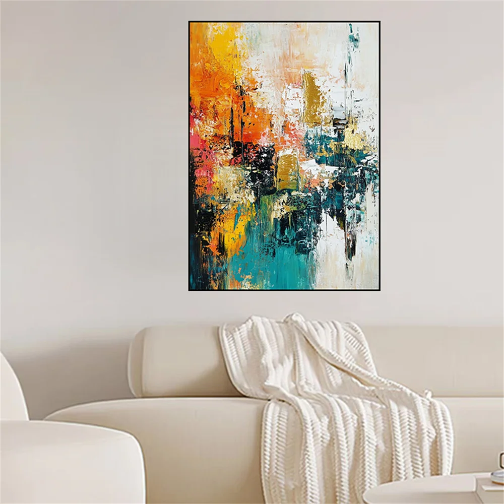 

Gray Pictures Handmade Grey Oil Painting On Canvas Hand Painted Posters Cuadros Wall Art Pictures For Living Room