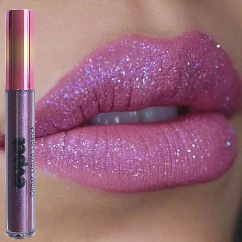 Diamond Glitter Lip Gloss 13 Color Matte-changing Waterproof Lip Glaze Lasting Shimmer Shiny Natural Liquid Lipstick Lips Makeup