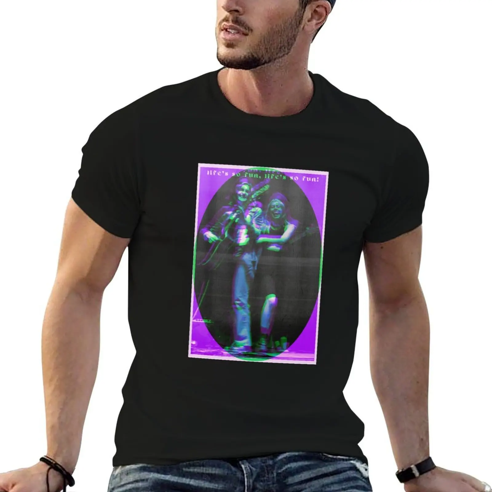 

muna and phoebe bridgers poster T-Shirt man t shirt luxury cotton t shirt pack T-Shirt