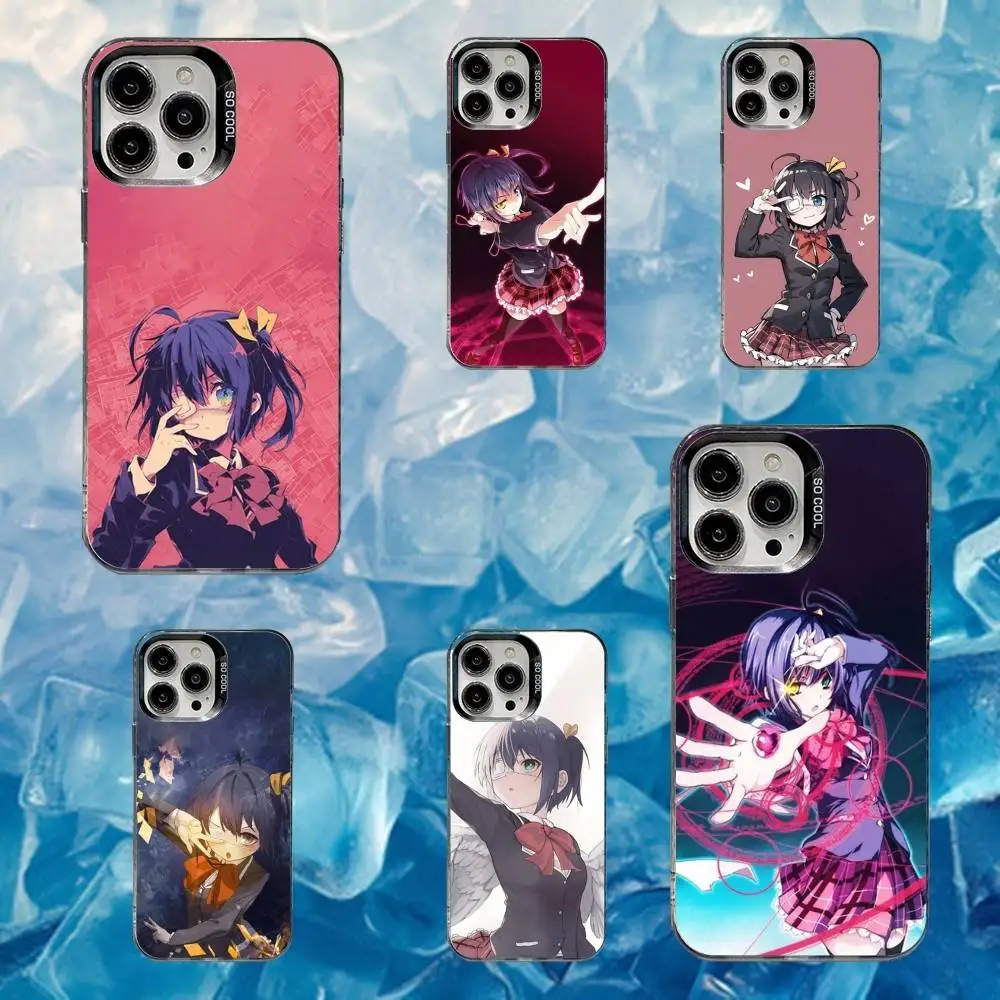 

R-Rikka T-Takanashi Anime Phone Case For iPhone 16,15,14,13,12,11,Mini,Pro,SE,MAX White Matte Shockproof Cover