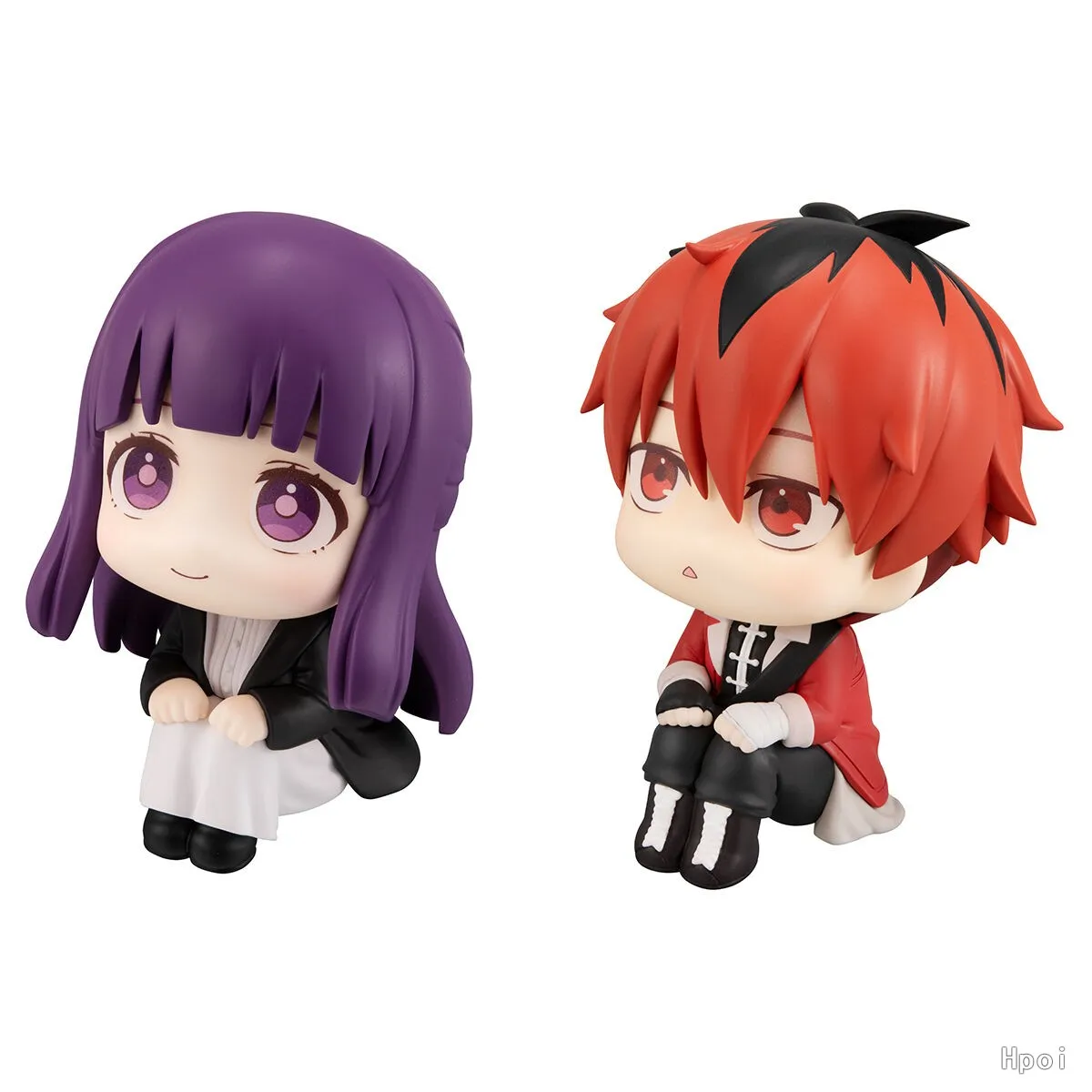 11cm anime sousou no frieren samambaia figura stark olhar boneca bonito modelo sentado postura brinquedo coleção aciton figura boneca