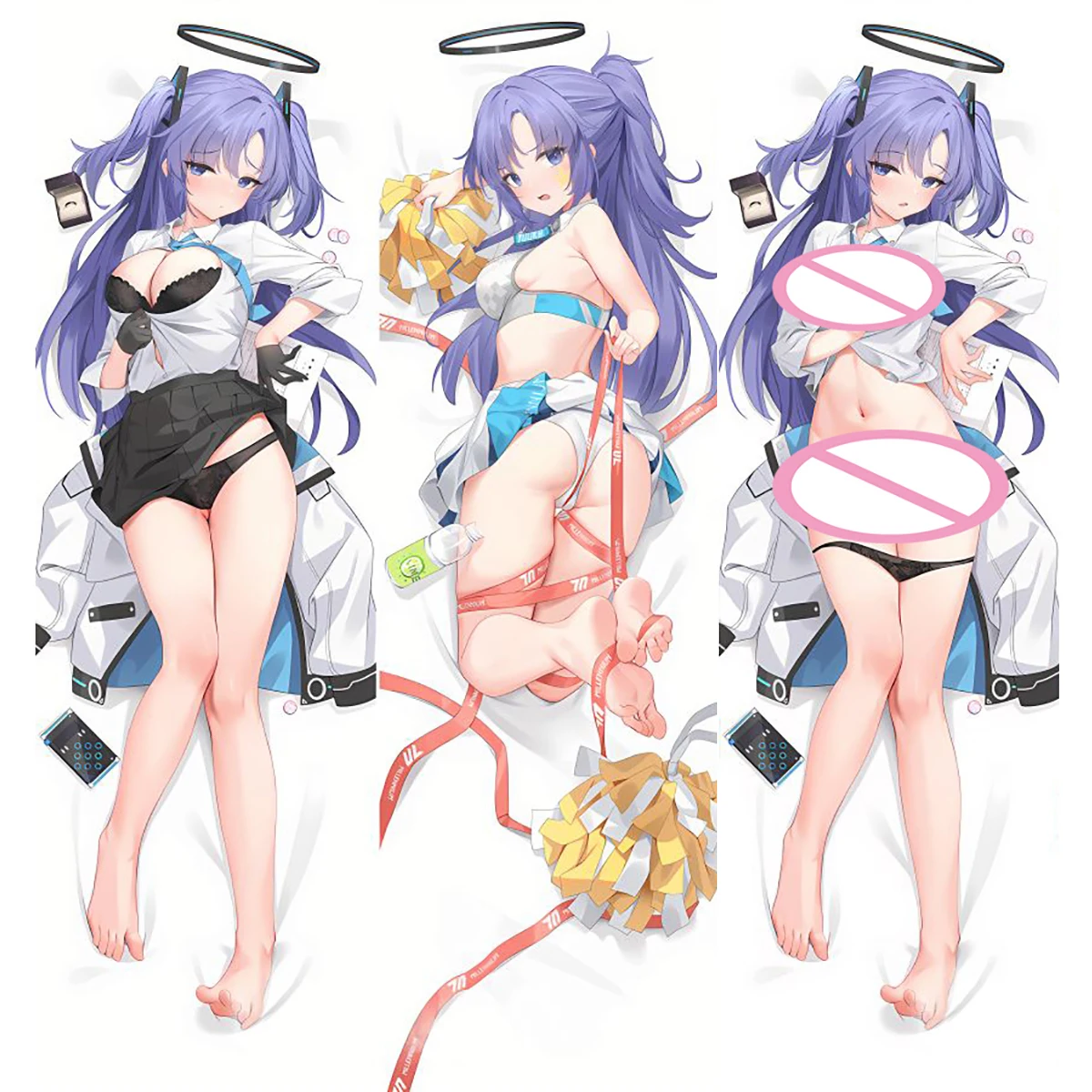 NEW Anime Otaku Cushion Cover Blue Archive Hayase Yuka Dakimakura Hing Body Pillow Case Cosplay Xmas Gifts