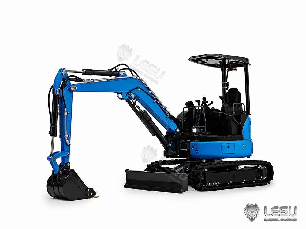 RTR LESU PC30 RC Hydraulic Excavator Mini Digger 1/14 Remote Control Metal Miniature Machine Light System Model Toys for Adult - Image 4