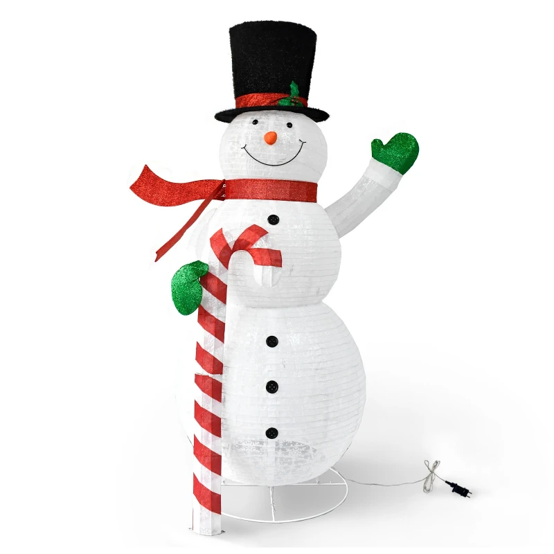Christmas snowman ornament Christmas madder three-meter snowman doll ornament Christmas tree arrangement props