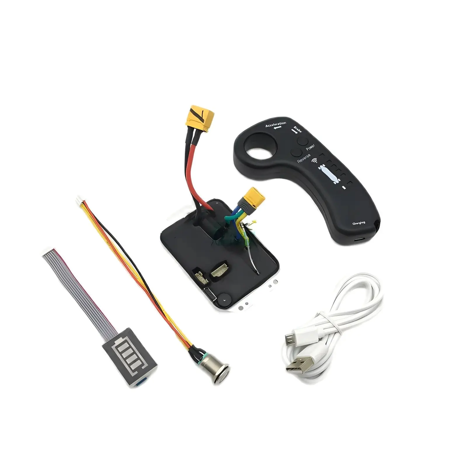 Esc 10S 36V Hub Motor Program For Electric Skateboard Control Longboard Single Drive ESC Substitute Control Mainboard Remote