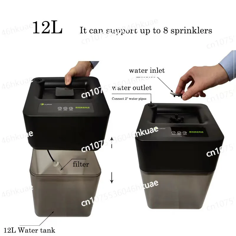 Mister For Reptile Tank System Reptile Humidifier Terrarium Silent Pump With 4 Nozzles 12L Reptile Mister Fogger