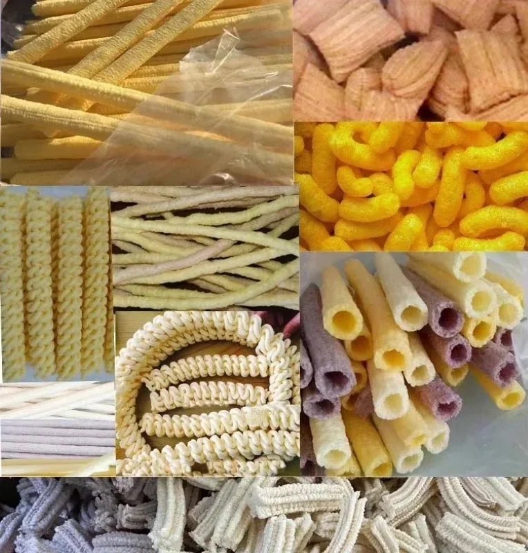 Hot sales Commercial Whole Grains Puffing Extruder Cheese Curly Mini Extruder Machine Maker Puff Corn Stick Machine