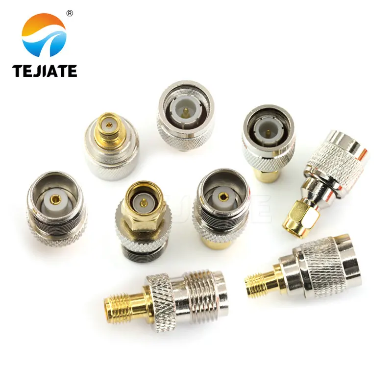 1PCS SMA to TNC adapter RF coaxial connector SMA/TNC-JJ/JK/KJ/KK male female adapter gold plated plug