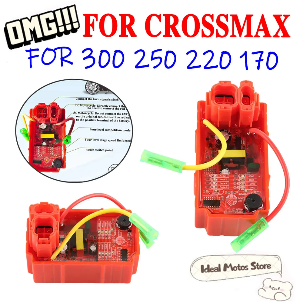 Para Crossmax 300 250 220 170 nuevo 6 pines Cdi Racing encendido accesorios de motocicleta límite de velocidad multifuncional Smart Touch CDI