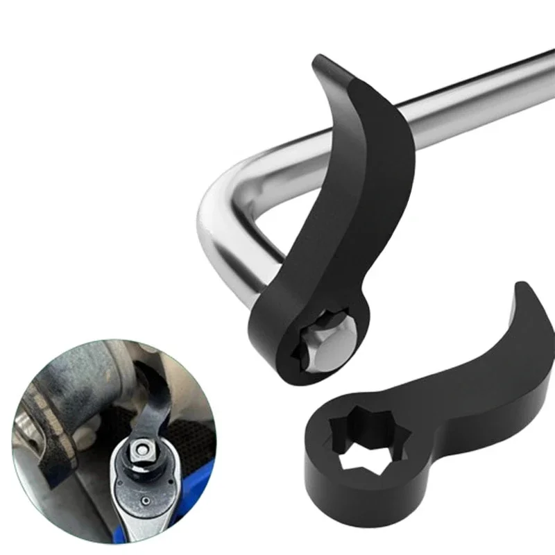 

Disassembling Axles Repair Tool Angle Type Half Axle Disassembly Tool,Drive Pry bar Adapter used for Open-end Wrenches