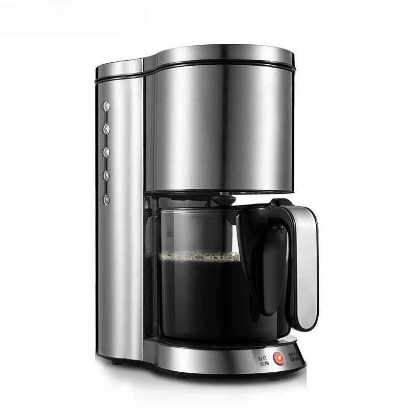 Huishoudelijk Amerikaans koffiezetapparaat, handgemalen koffiepot met druppellekkage en grote capaciteit, volautomatisch, theemaker, theemaker