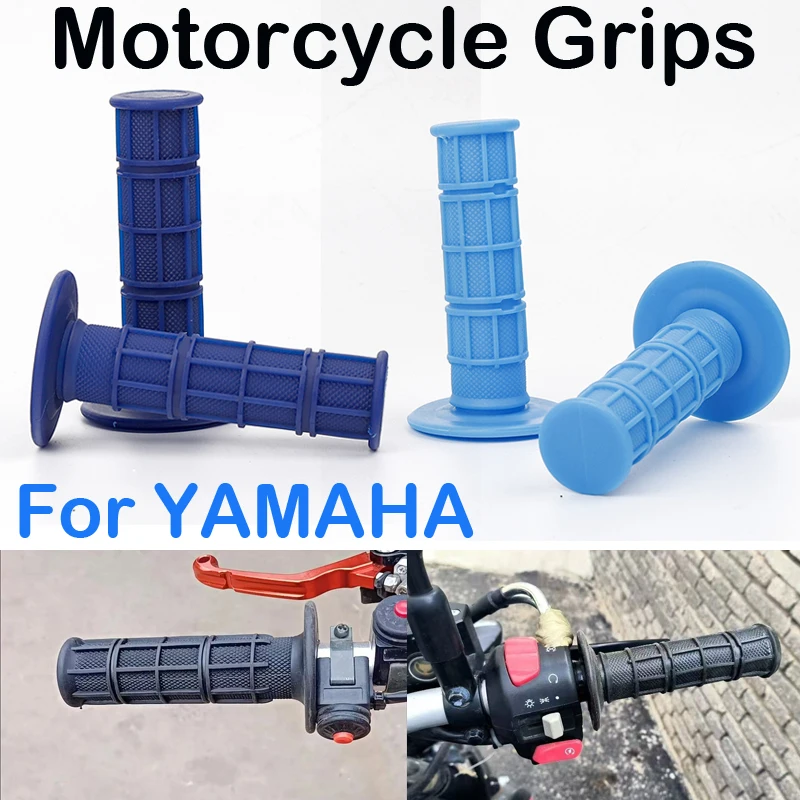 Universal Motorcycle Handle Bar 22mm 24mm Soft Rubber Grips For Yamaha YZ125 YZ250 YZ250F YZ250X YZ450F WR450F YZ YZF WR125 250