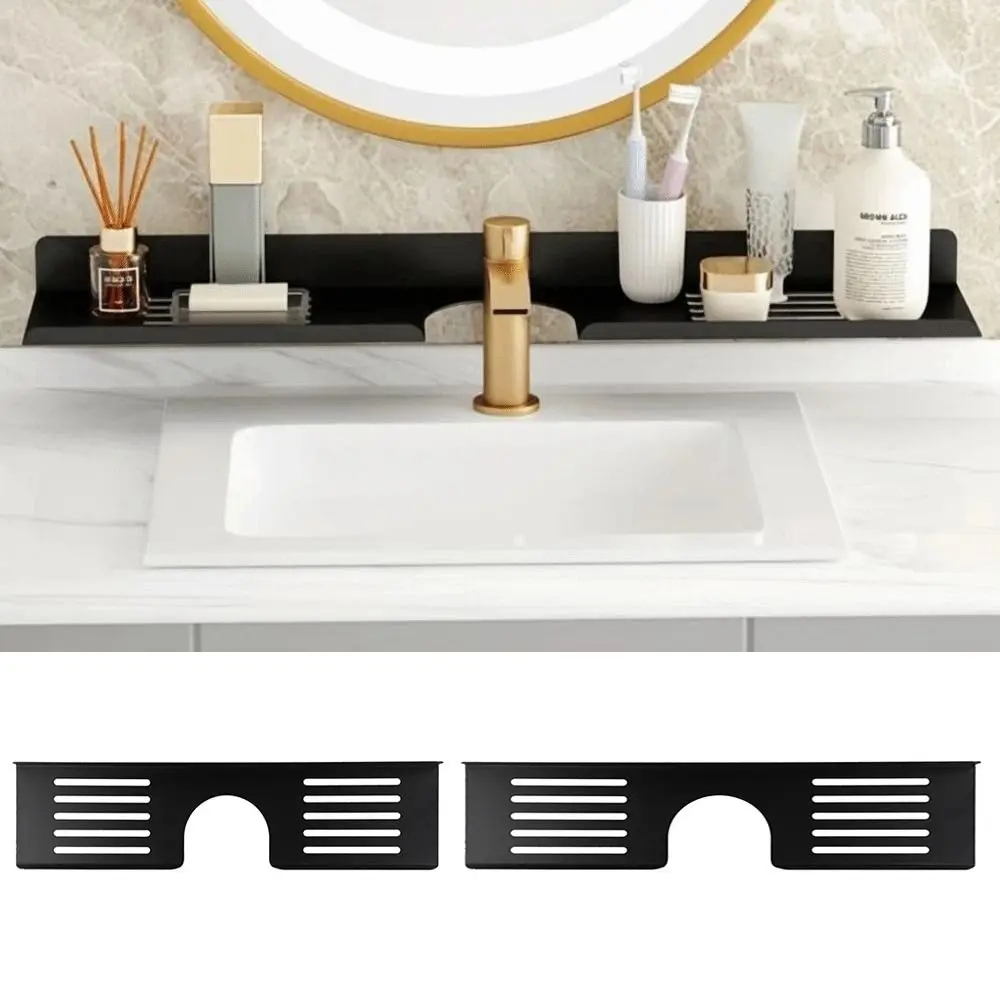 

Durable Rustproof Bathroom Shelves Wear-resistant Moisture-proof Wall Shelf Durable Sturdy Shower Storage Rack College Dorm