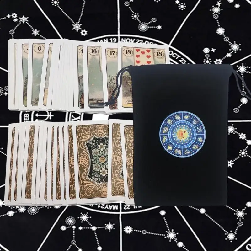 Table Board Game Bag Drawstring Jewelry Tarot Gifts Packaging Wedding Bag