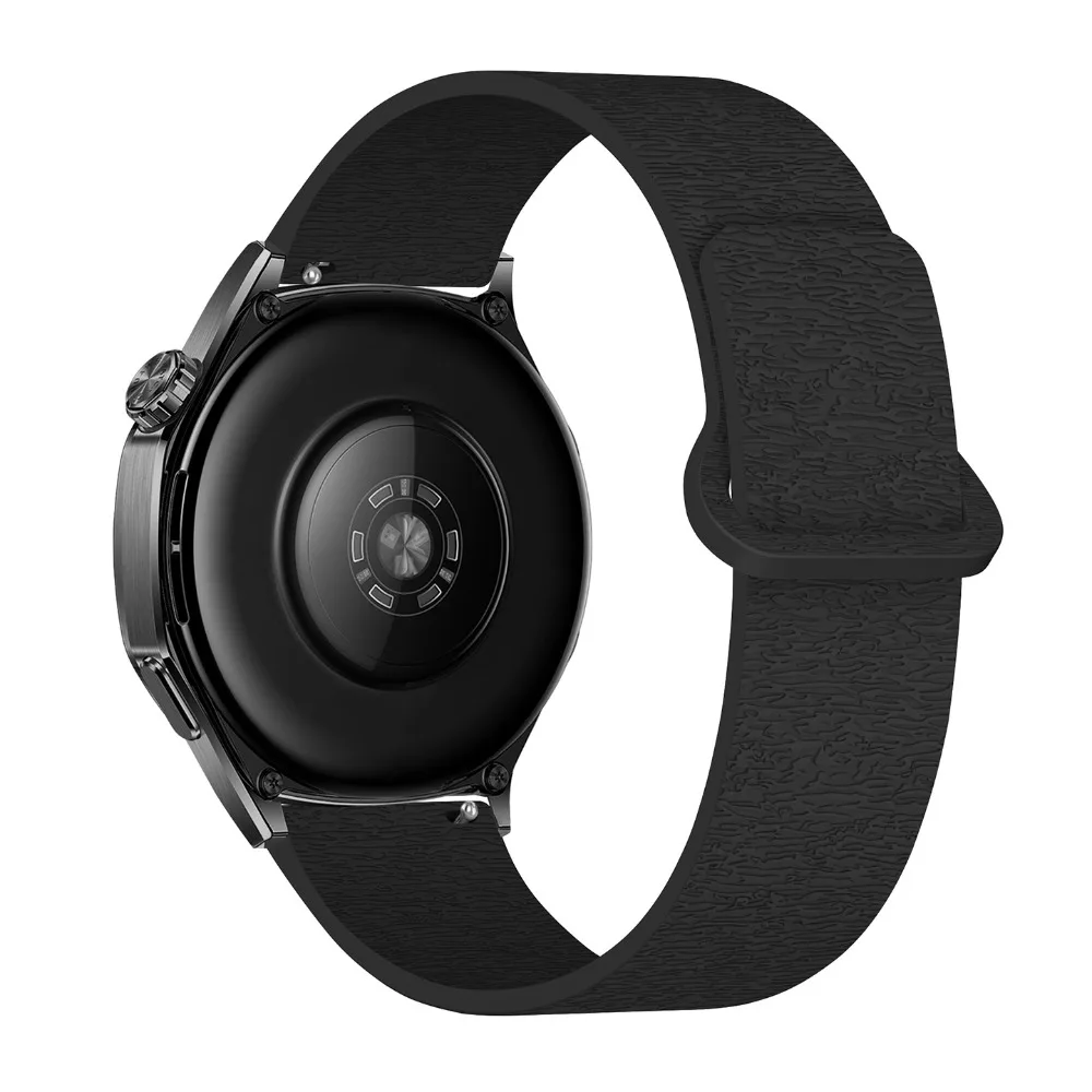 18/22mm Silicone Magnetic Strap Sporty Style Quick Release Easy Fit Strap Comfortable Fit Adjustable for Huawei Samsung Honor