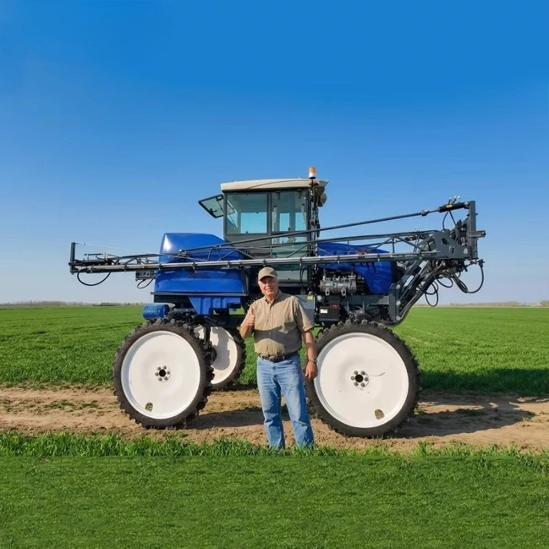 High Clearance Commercial Self Propelled Sprayer High Efficiency Field Protection Machine For Rice Maize Seed Production