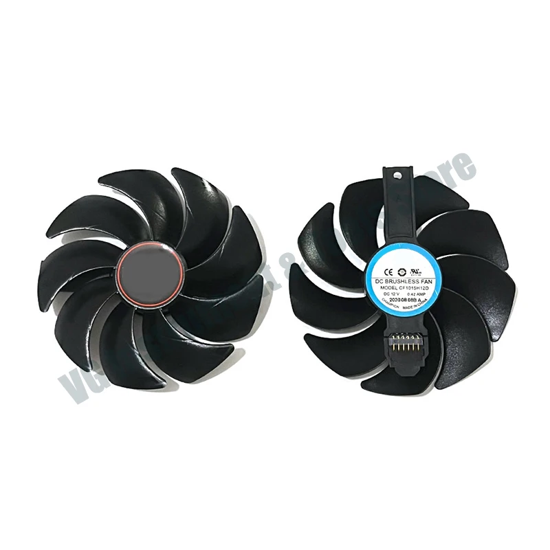 Für 95MM FD10015M12D RX 5500XT 5700XT GPU-Lüfter für Sapphire RX 5500 5600 5700 XT PULSE Grafikkarten-Kühler CF1015H12D – Detail 6