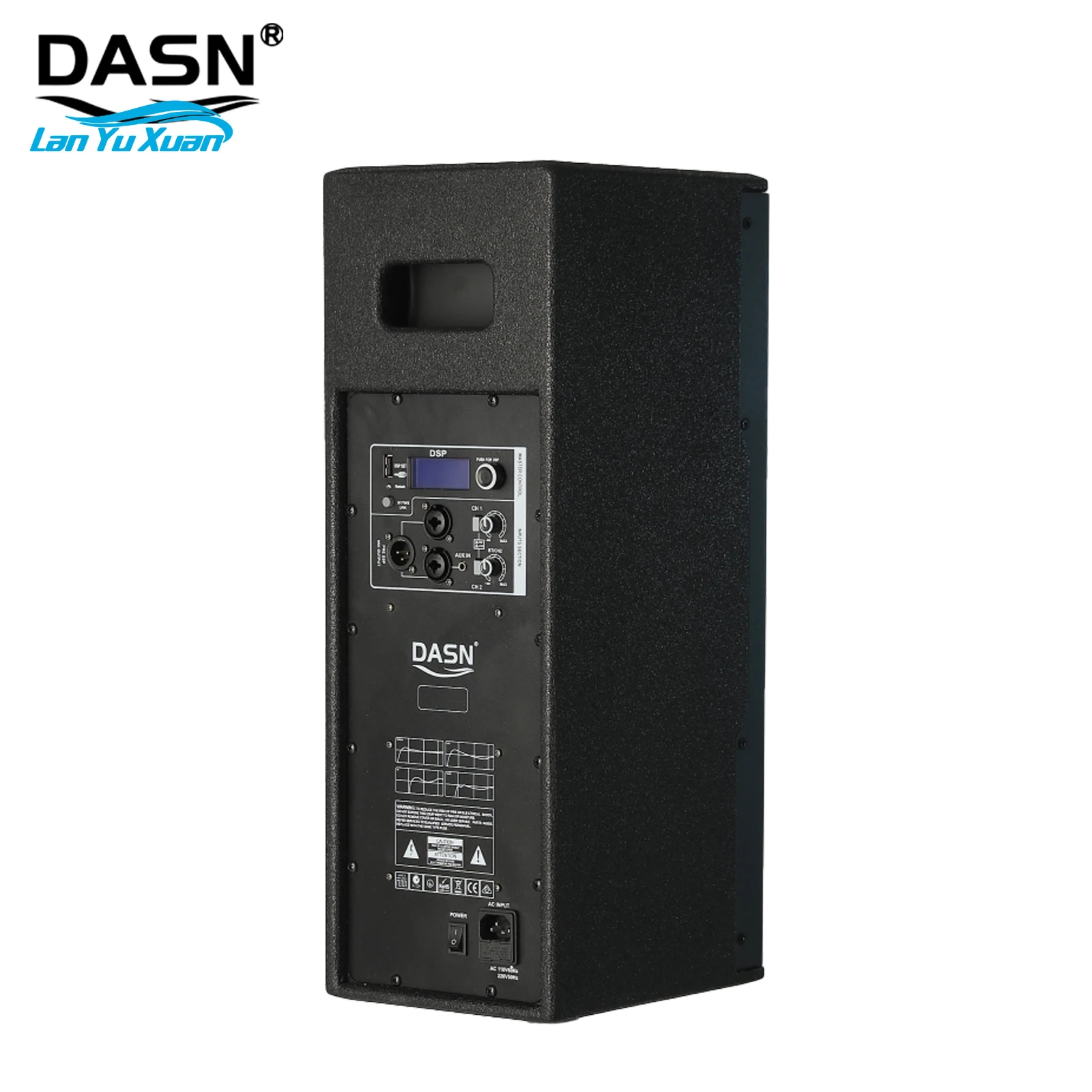

C5DC Dual 6.5 Inch 2000W DSP BT Professional Active Home Stage Office Party Sound System Portable Full Frequency Speaker