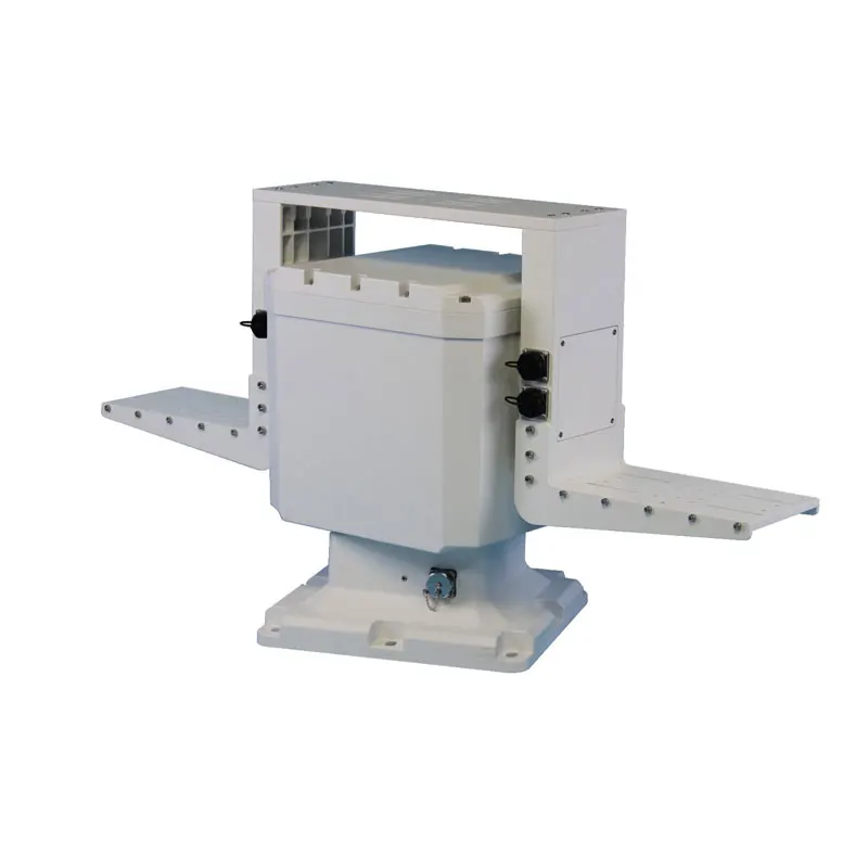 20~100Kg left and right double-side pan tilt motorized hea, servo motor harmonic drive structure