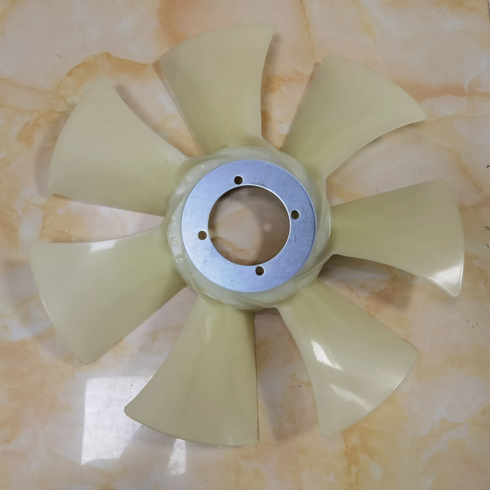 High Quality Cooling Fan Blade for R60-9  Excavator 4 Holes  7 Blades