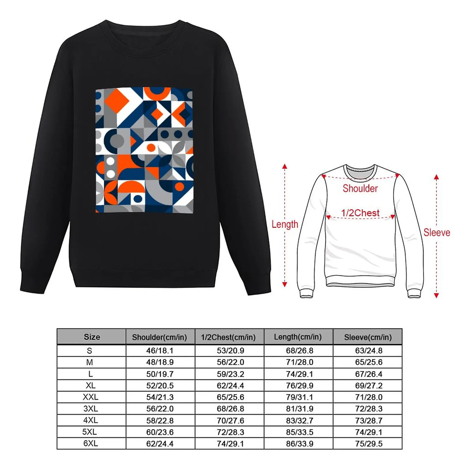 blue and orange cube paradise Pullover Hoodie graphic t shirts men mens clothes fashion men autumn new products men sweatshirt