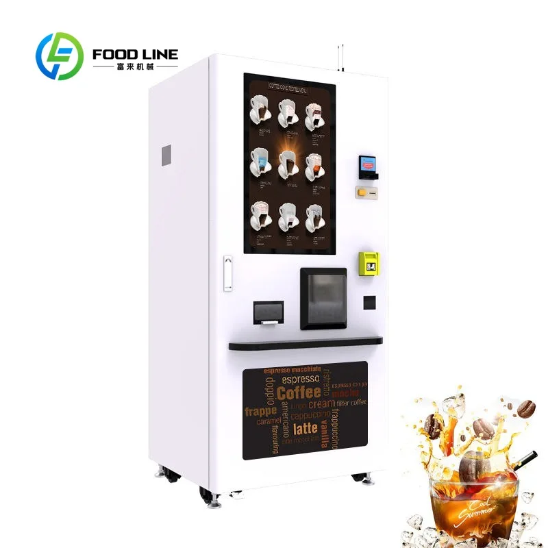 

Customized 24 Hour Made to Order Coffee Vending Machine Freshly Ground Campuses Offices Business Districts New Arrival