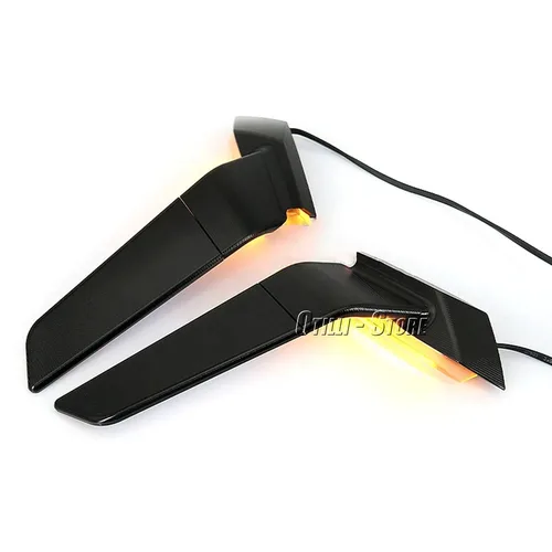 Imagen 2 del producto Espejos retrovisores laterales para motocicleta con luz LED de intermitente para BMW S1000RR S1000 RR S 1000 RR 2019- 2023 2024 2025
