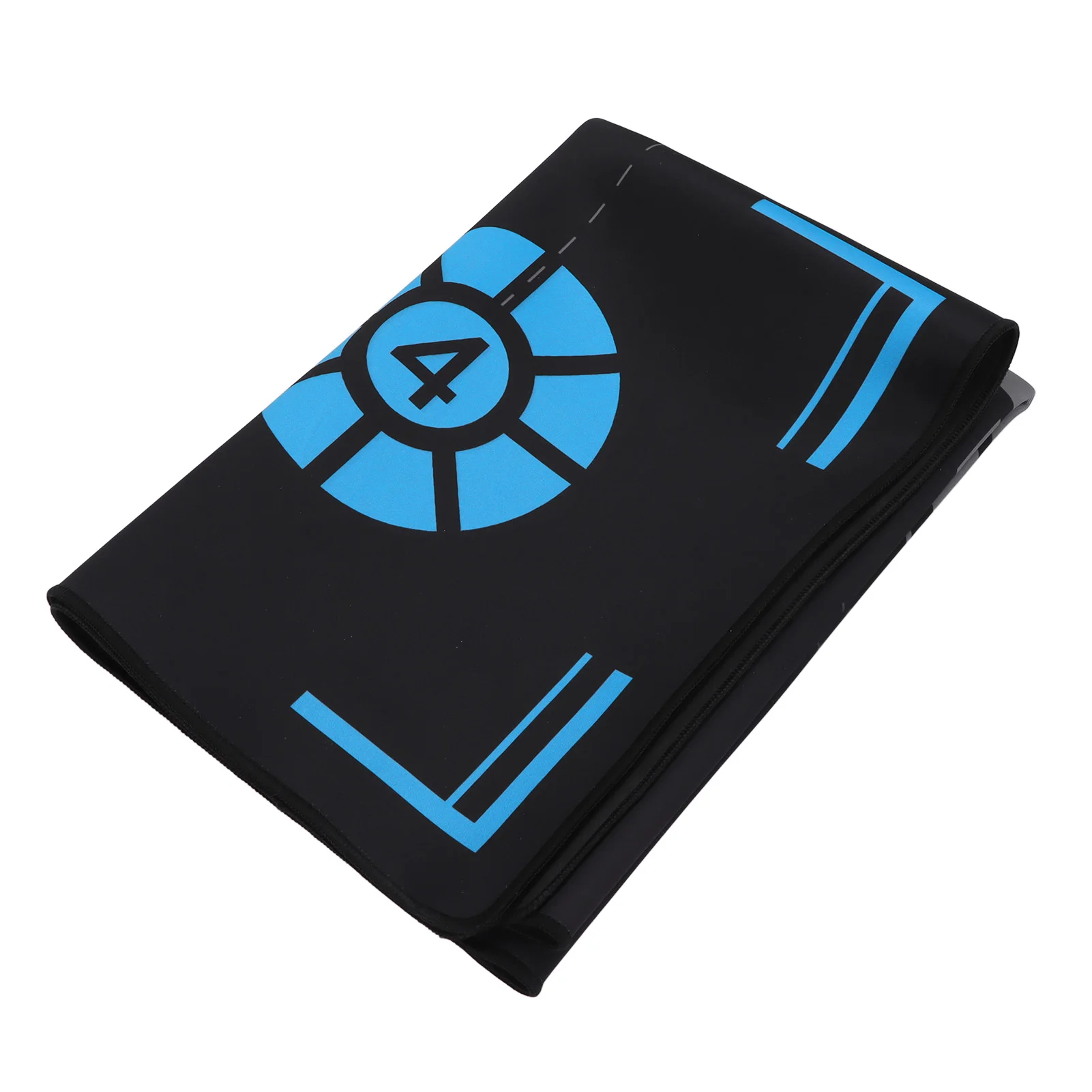 แผ่นฝึกซ้อมก้าวเท้าบาสเกตบอล กันลื่น ลดเสียงรบกวน อุปกรณ์เสริมกีฬา 76x106.7x0.2 ซม. แผ่นฝึกซ้อมก้าวเท้าบาสเกตบอล