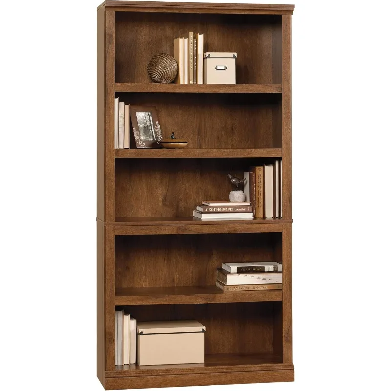 Sauder Miscellaneous Storage 5-Shelf Bookcase/Book Shelf, Available in multiple colors