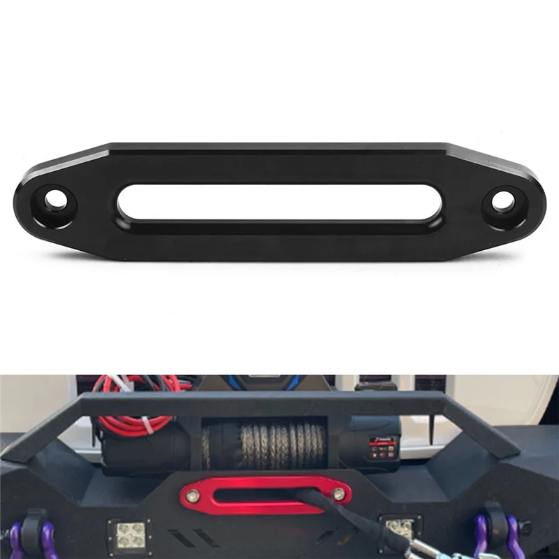 

1 шт., 10 дюймов, 254 мм, алюминиевый Hawse Fairlead, 8000-15000 фунтов, синтетическое крепление-Winch, веревка для внедорожника, квадроцикла UTV