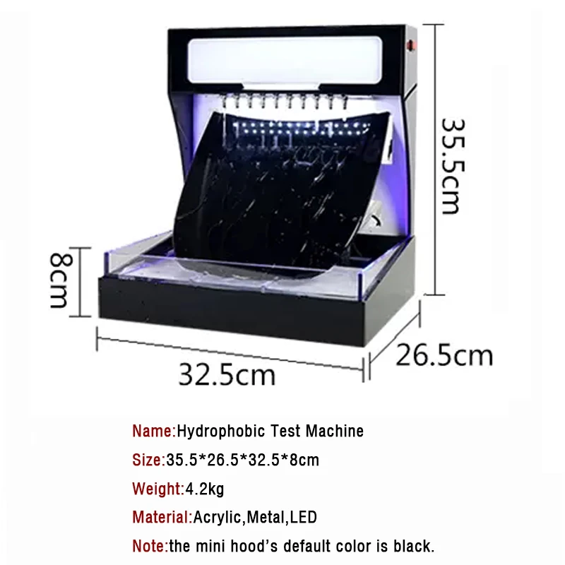 Imagem -02 - Auto Ppf Cerâmica Polimento de Vidro Hidrofóbico Revestimento Tester Gotas de Água Dispositivo para Carro Repele a Água e Sujeira Efeito Demo Mo621