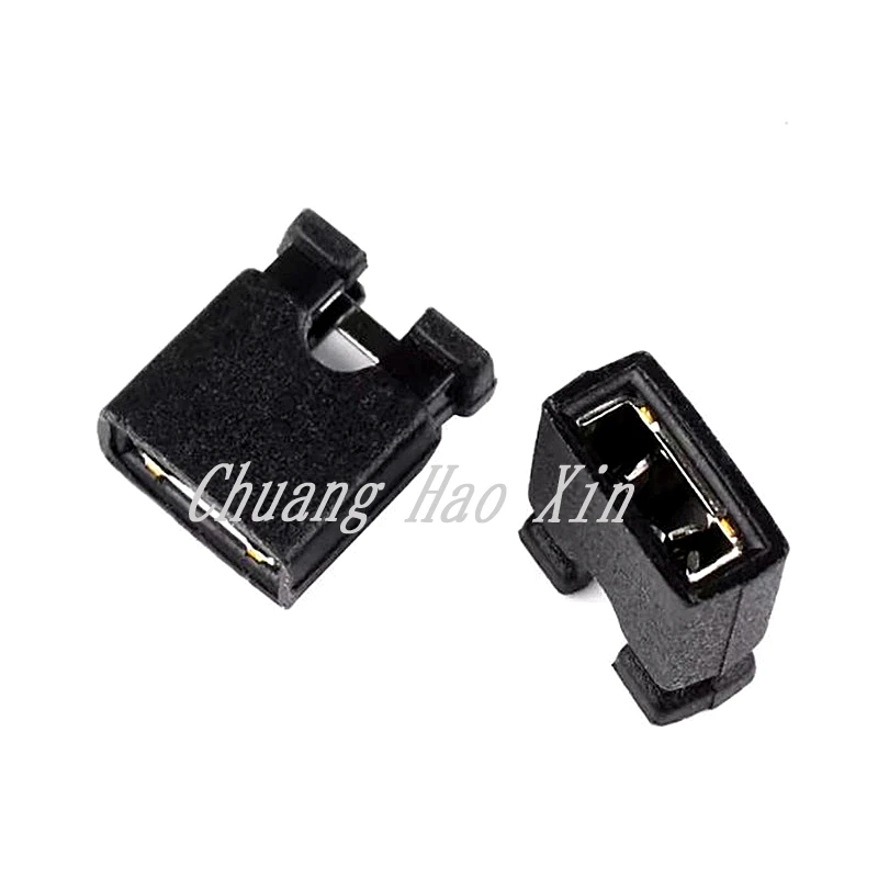100Pcs Pitch 2.4mm Pin Header jumper shorted cap & Headers & Wire Housings Black yellow white green red blue For Arduino