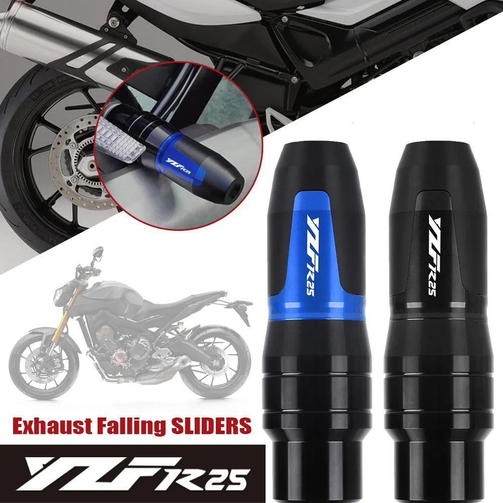 

FOR YAMAHA YZFR25 YZF-R25 2015 2016 2017 2018 2019 2020 Motorbike accessories Exhaust Frame Sliders Crash Pads Falling Protector