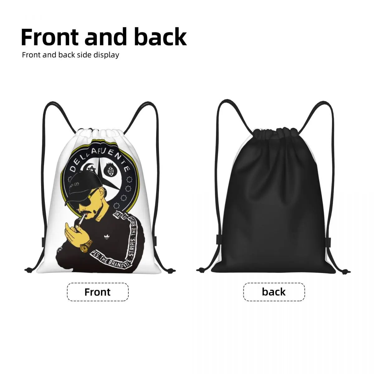 Della fuente fc Logo Kordel zug Rucksack Taschen Männer Frauen leichte Singer Songwriter Sport Sport Sackpack Säcke für das Training