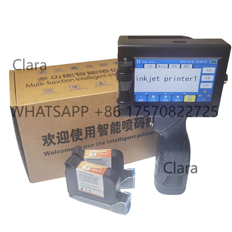Handheld Inkjet Printer Machine Expiry Date Coding Portable Inkjet Printers