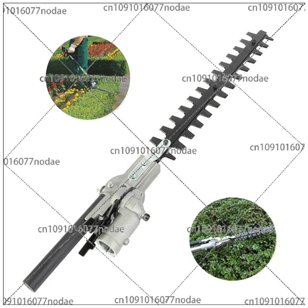 Professional Hedge Trimmer Head 26mm/28mm 7/9 Spline High Pole Brush Grass Cutter Harvester Mower for Garden Tools Spare Parts