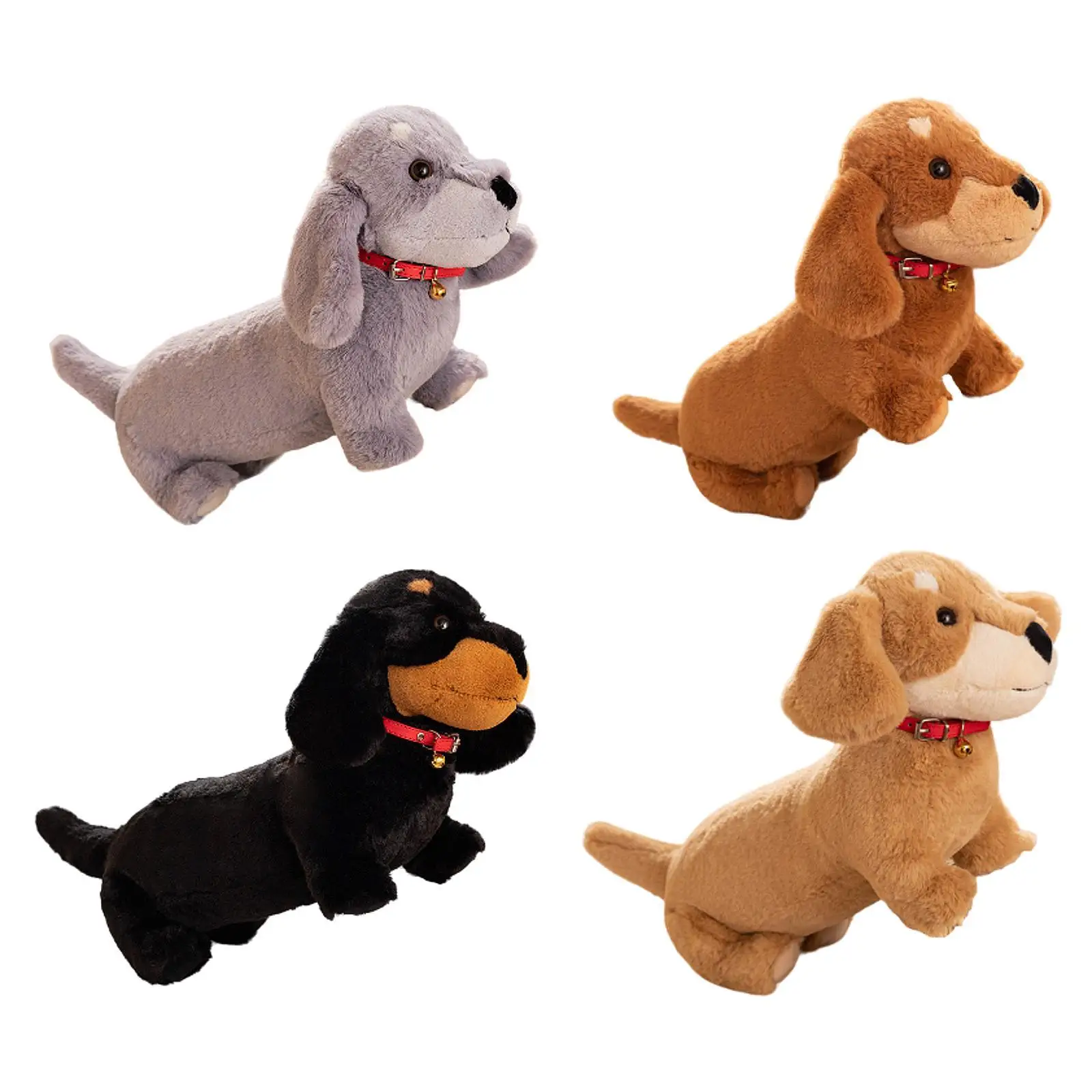 Puppy Stuffed Animal Home Decor Comfortable Collectible Snuggling 30cm Dog Plush Toy for Boys Girls Adults Family Teens Gifts