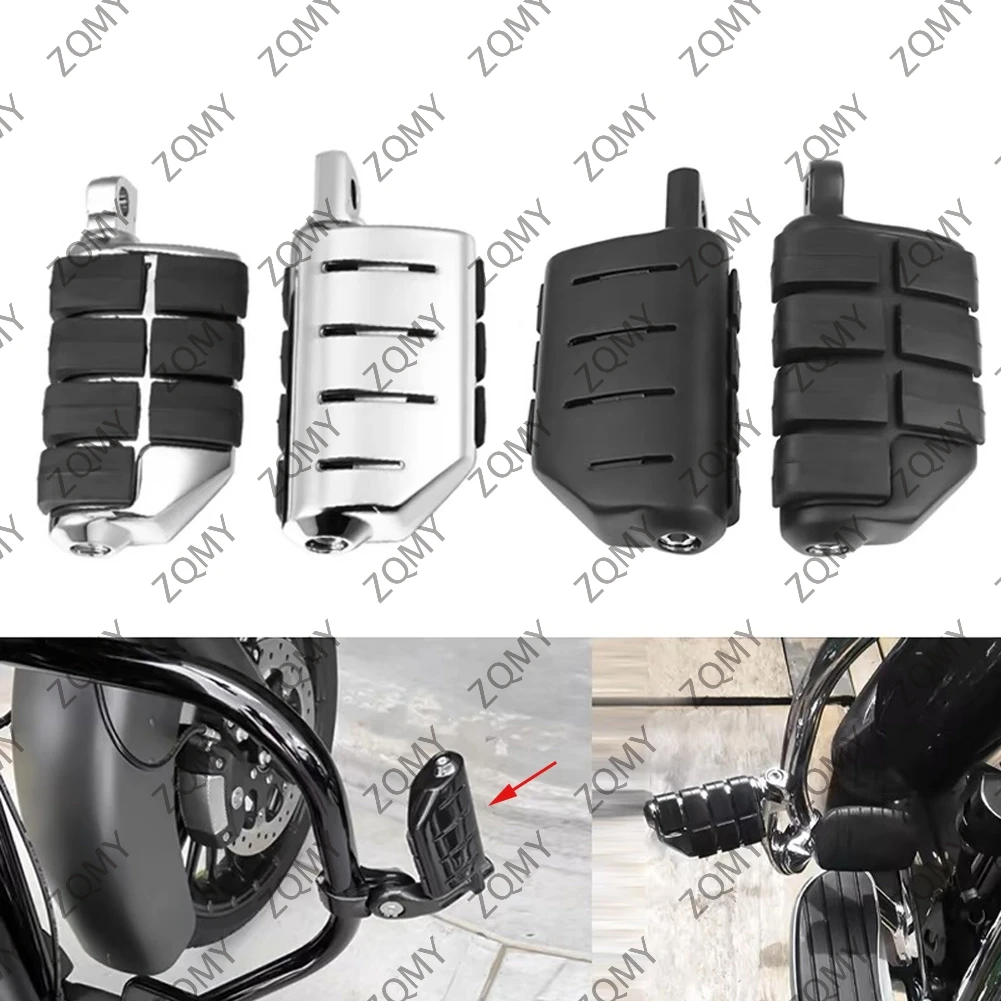 

2Pcs Motorcycle Universal 32mm 1.25" Male Foot pegs Footrest Pedal For Harley-Davidson Iron XL 883 1200 Dyna