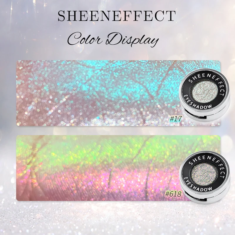 

SHEENEFFECT Высококачественная косметика, самые сверкающие оптические монохромные тени-хамелеоны для макияжа