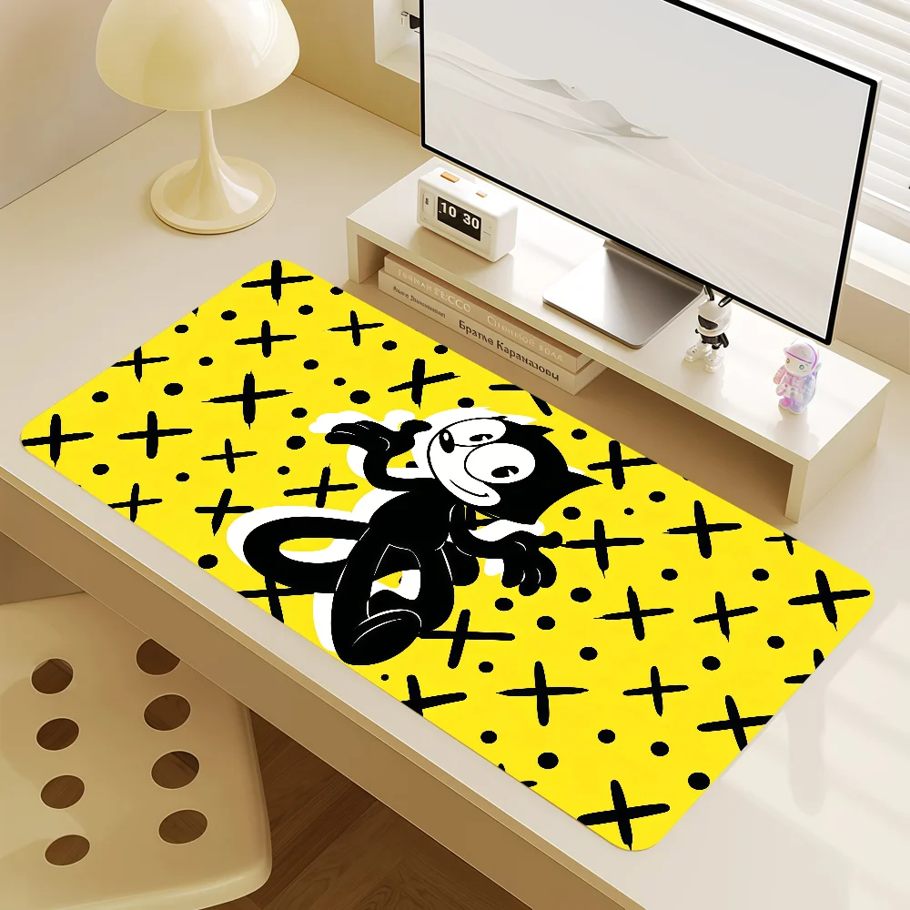Mouse Pad MousePad Funny the Non-slip Lockedge F-Felix Office Student Cartoon Gaming Thickened Cat Large Writing Pad Cushion