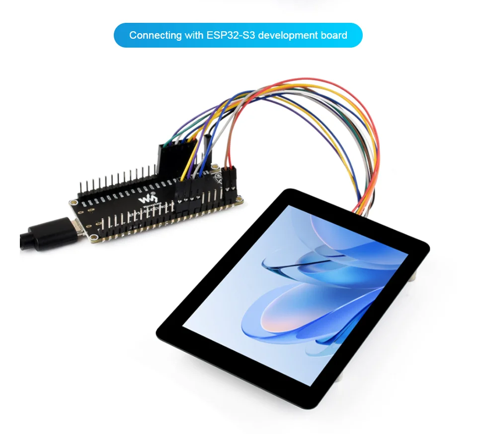 Écran tactile capacitif de 3,5 pouces (F) pour Raspberry Pi, pilote intégré ST7796S et puce de contrôle tactile capacitif GT911