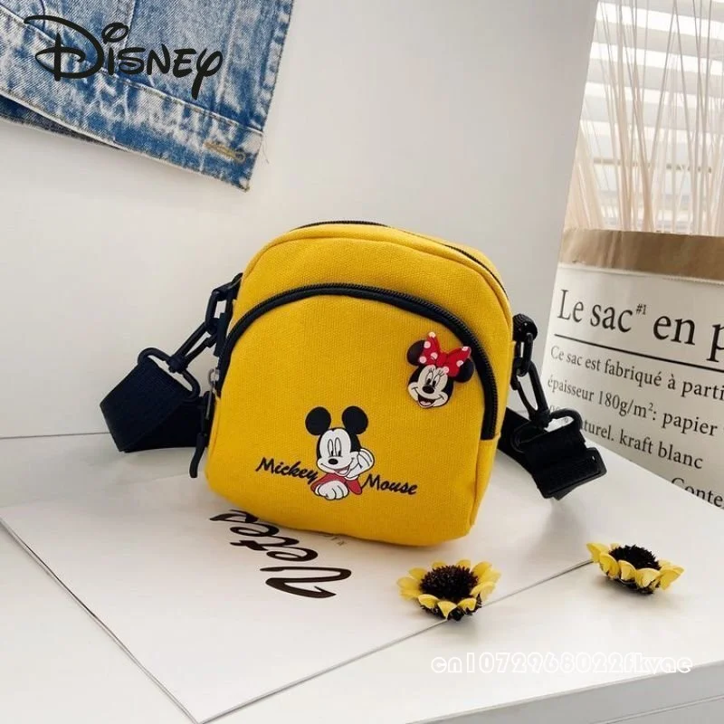 Disney Mickey Luxury Brand Women\'s Crossbody Bag Cute Cartoon Children\'s Crossbody Bag Fashion High Quality Women\'s Bag