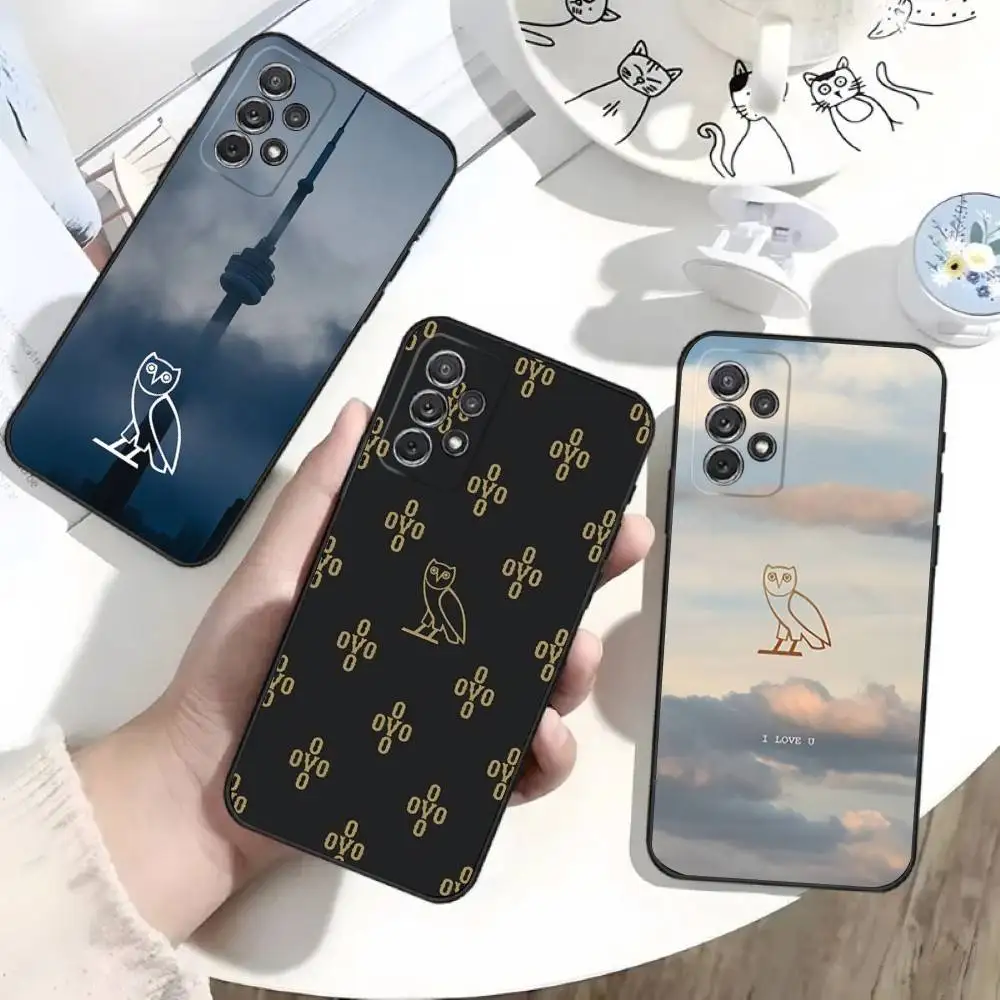 

Drake O-OvO OWL Phone Case For Samsung S25,S24,S21,S22,S23,S30,Ultra,S20,Plus,Fe,Lite,Note,10 Black Soft Shell
