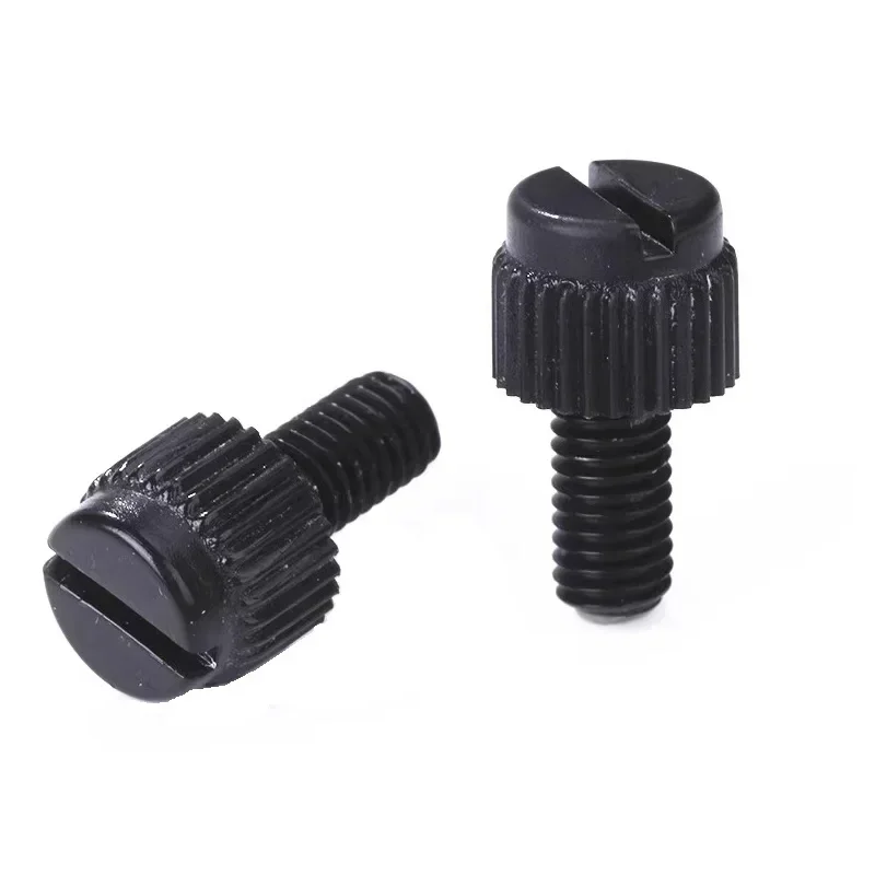 yes1000pcs/Lot Black Nylon Plastic Knurled Screws Hand Tighten Screws M4x6 to 30MM Anti-rust Bolt Insulation Bolts