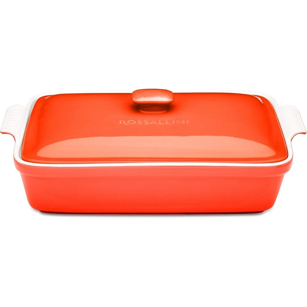 

Extra Large Stoneware Casserole Dish with Lid Versatile Bakeware Set Lasagna Casseroles Dinnerware Oven Microwave Safe
