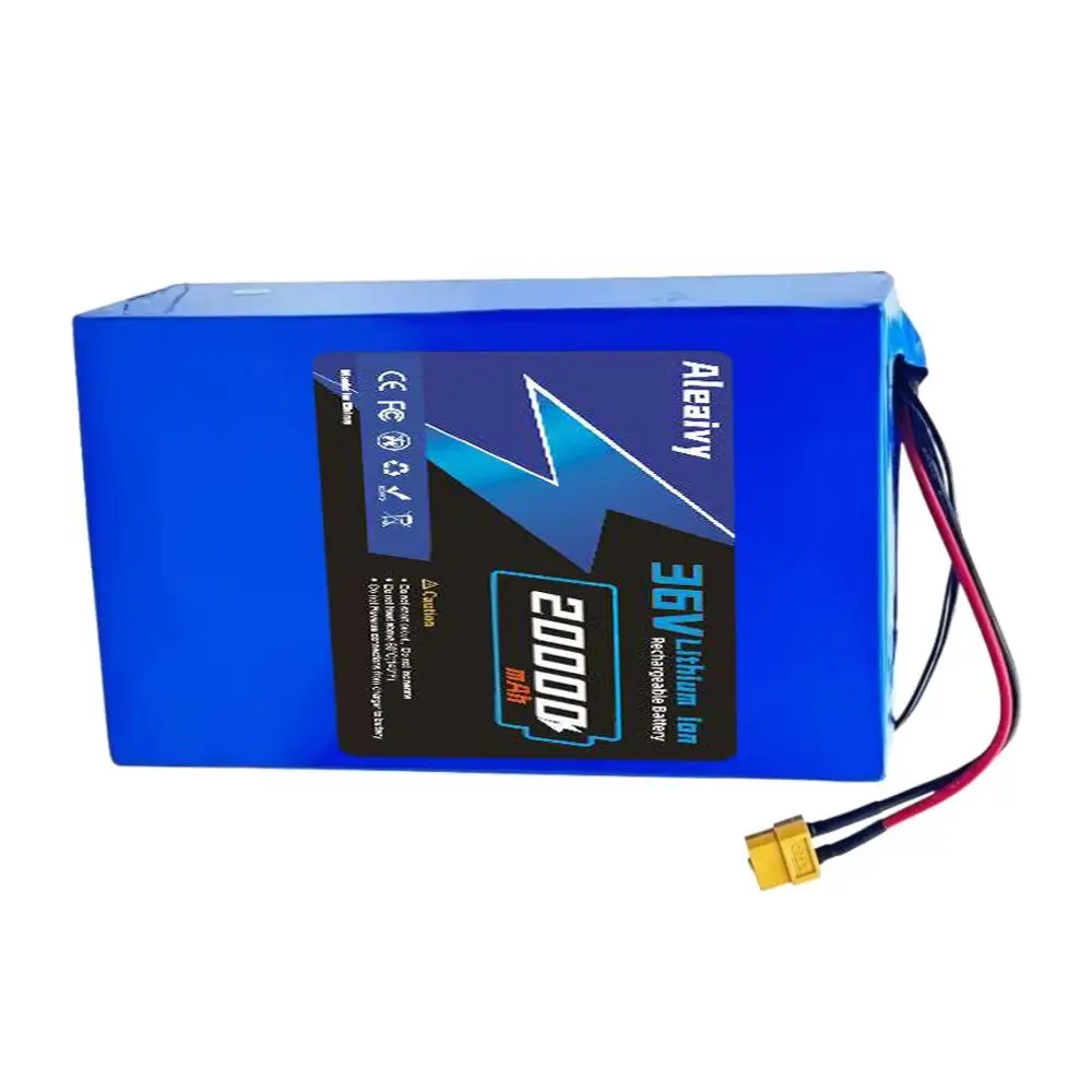 ultra-large capacity 36V 20Ah 10S6P  Li-ion Battery Pack for, High Power Rechargeable Battery with BMS for Long Distance Riding view 4
