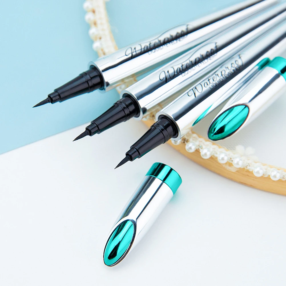 Delineador de ojos Maquillaje Impermeable Lápiz delineador de ojos con punta de precisión de larga duración Fácil de aplicar Acabado sin manchas Uso durante todo el día